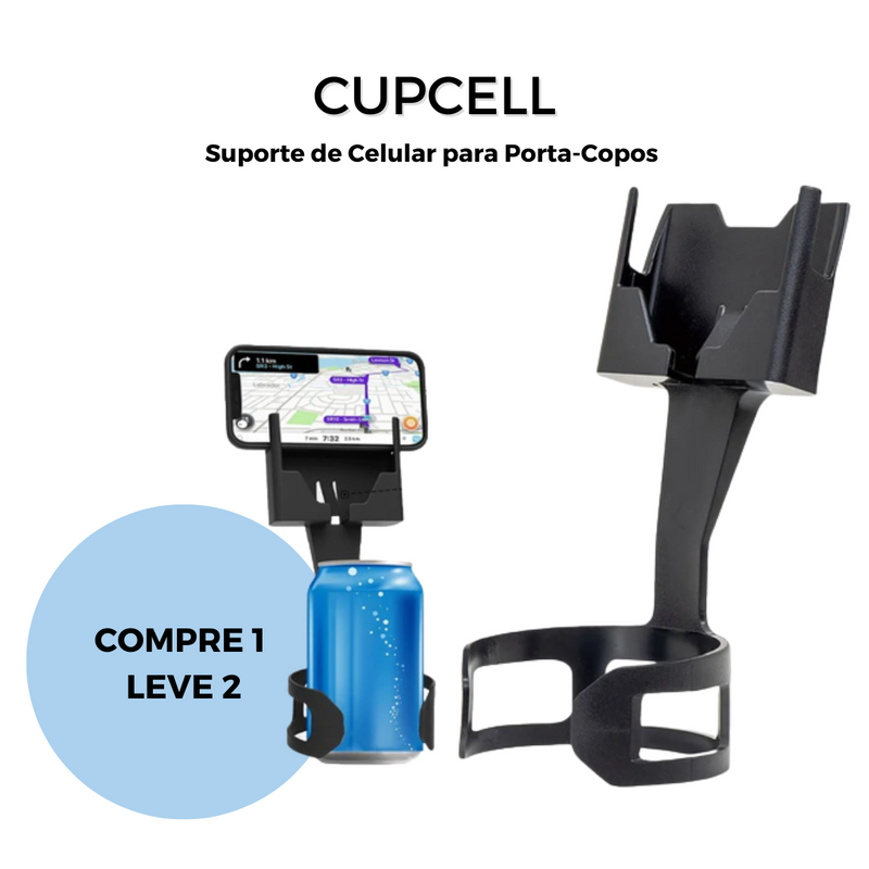 CupCell - Suporte de Celular para Porta-Copos [COMPRE 1 LEVE 2]