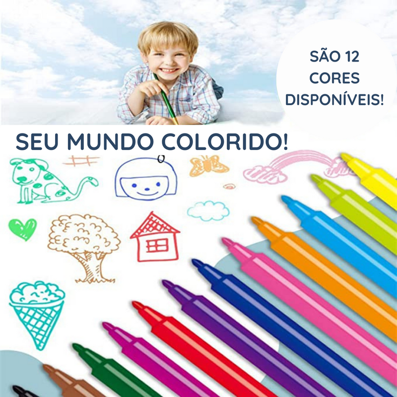 Mesa Mágica Kids + Livro para Colorir + Ebook Desenvolvimento Cognitivo Infantil