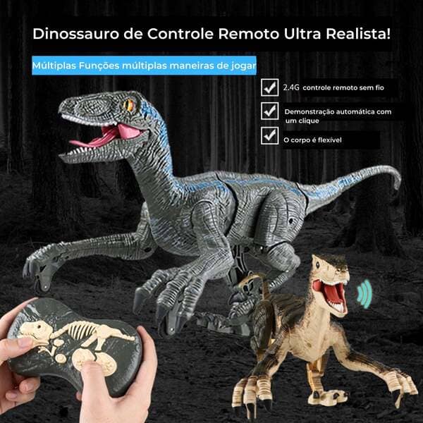 Velociraptor Maluco ™ + Ebook Exclusivo