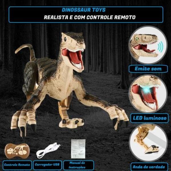 Velociraptor Maluco ™ + Ebook Exclusivo
