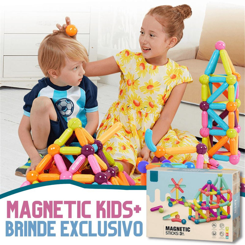 MagneticKids™ + Brinde Exclusivo: Livro Guia para o Desenvolvimento Cognitivo Infantil